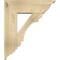 Ekena Millwork Olympic Traditional Rough Sawn Bracket w/ Offset Brace, Douglas Fir, 8"W x 24"D x 28"H BKT0806X24X28OLY01RDF - alternate 4